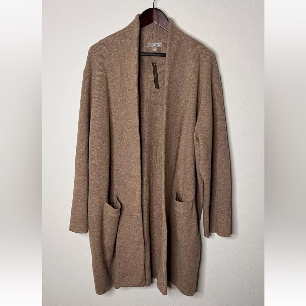 New J. Crew Cocoon Sweater Blaster Beige Size M
